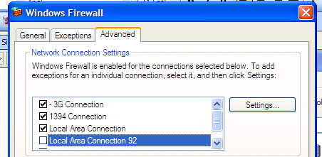 SurfBouncer hotspot vpn TAP firewall setting