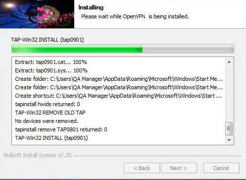 OpenVPN Tap install