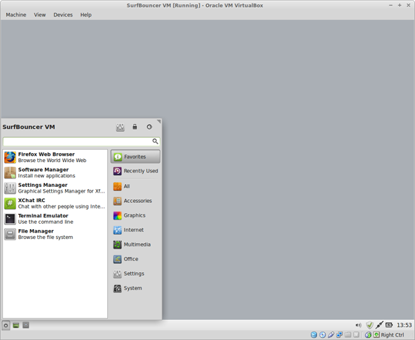 Linuc virtual machine