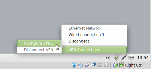 Configure vpn