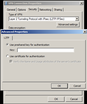 Setting up L2TP VPN